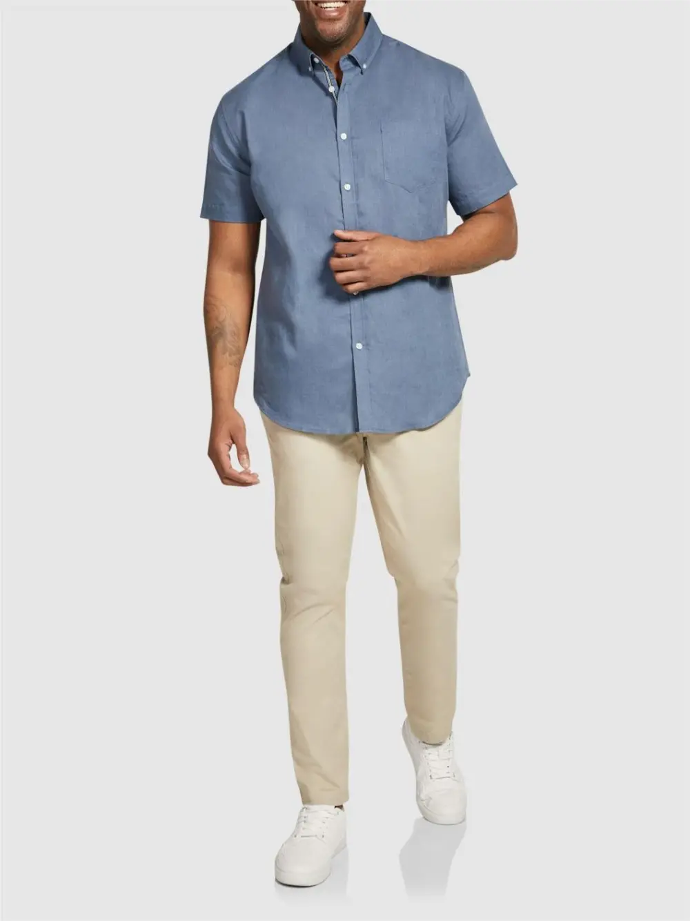 Men's Breathable Linen Short Sleeve Shirts