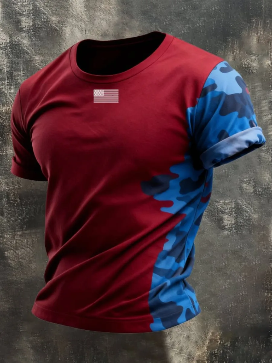 Men's American 250th Anniversary Printed T-Shirt
