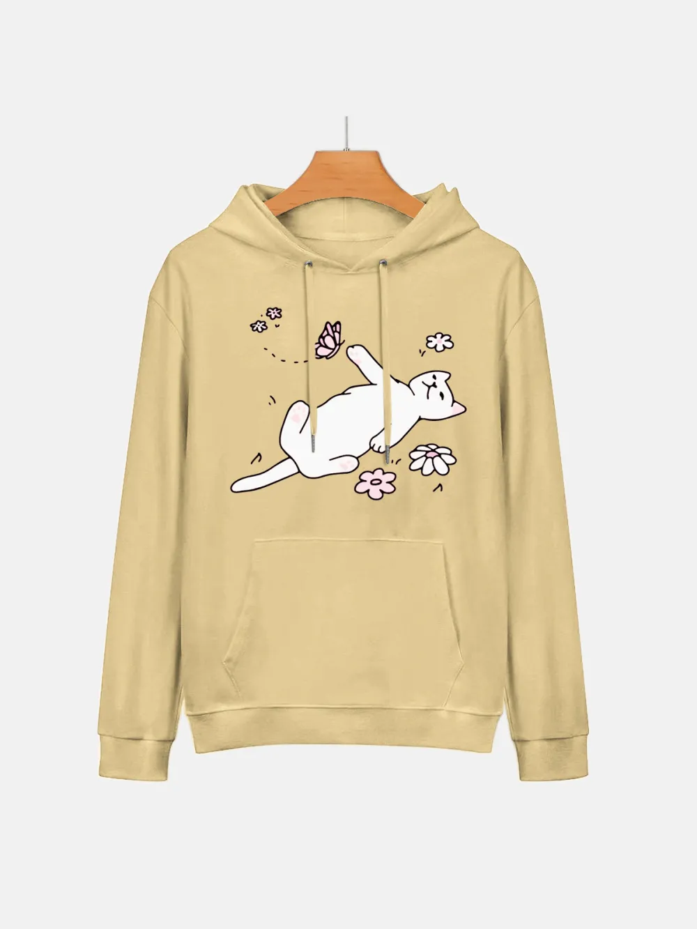 CAT PATTERN HOODIE