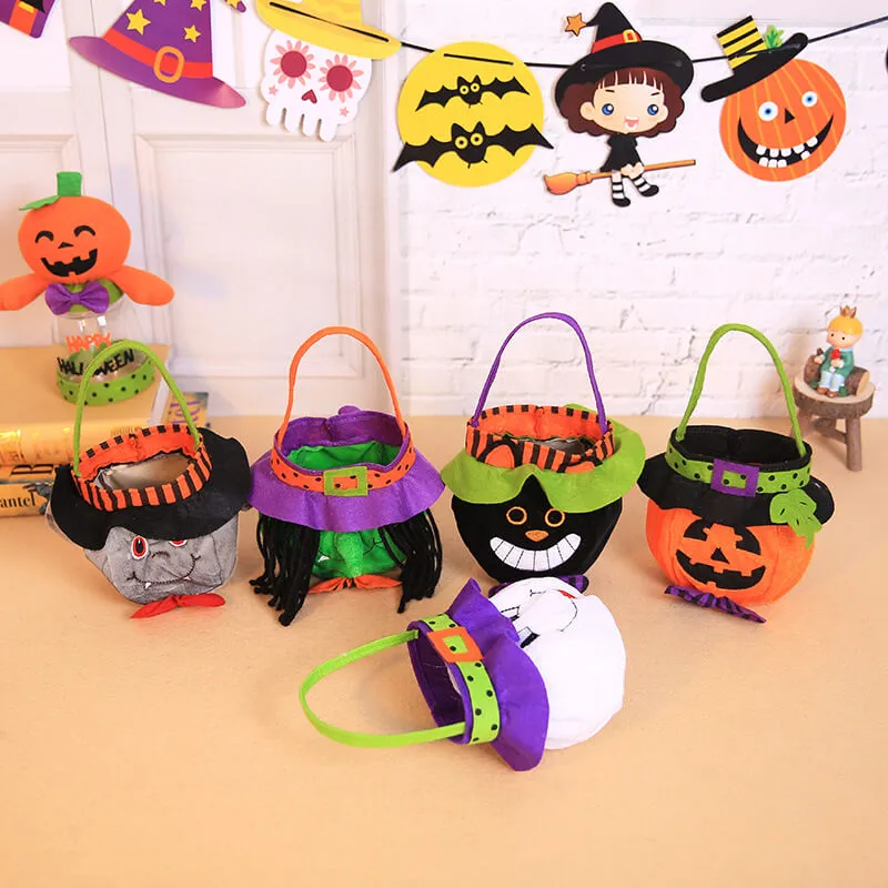 Halloween Witch Pumpkin Candy Bag