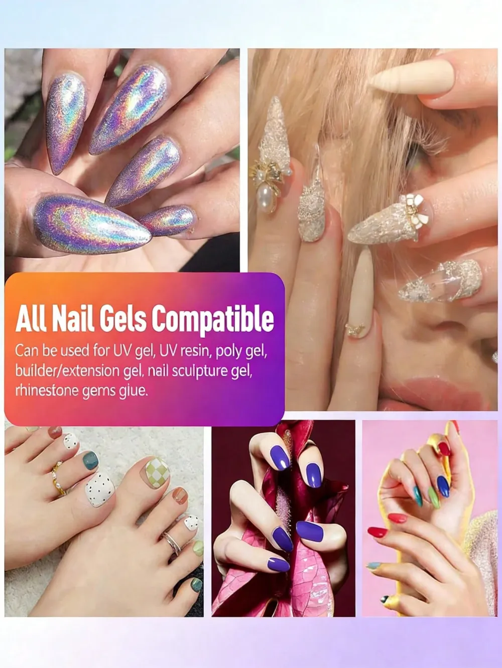 Nailhour Portable Nails Gel Dryer Handheld Nail Lamp