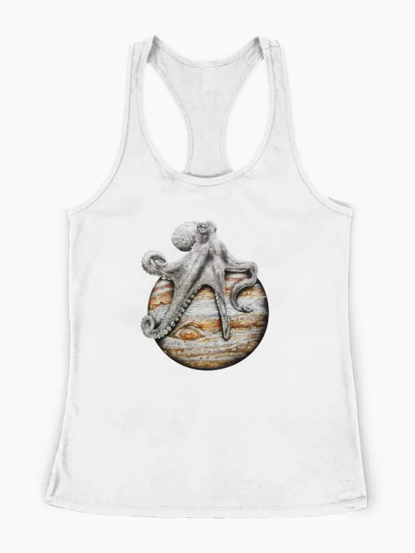 Celestial Cephalopod Racerback Tank Top