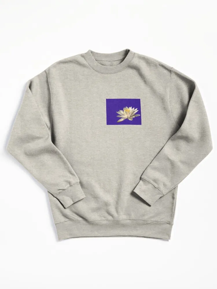 Water Lily Blues Pullover Sweatshirt
