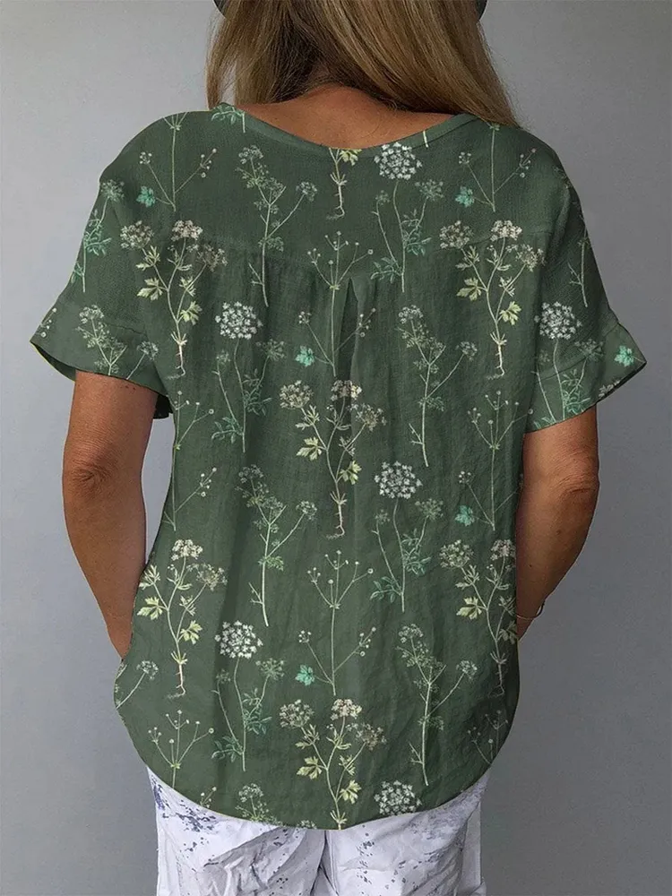 Women's Floral Print Shirt
