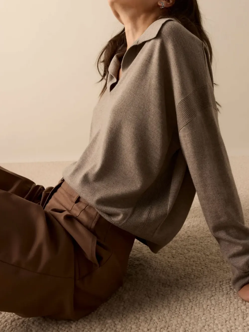 Chia Marle Henley Sweater