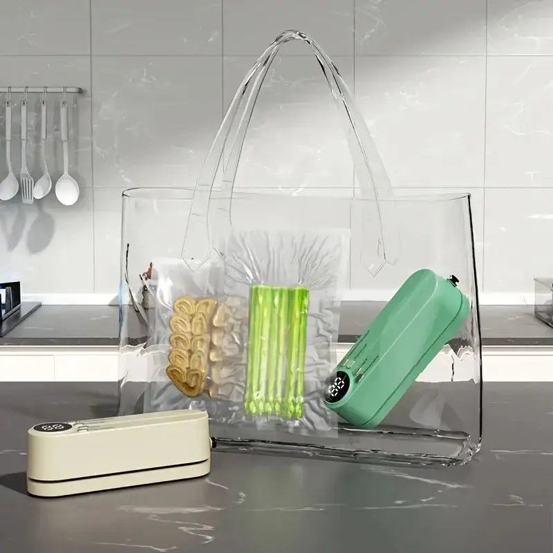 🥗 Keep Your Food Fresh ✨Mini Wireless Vacuum Sealer