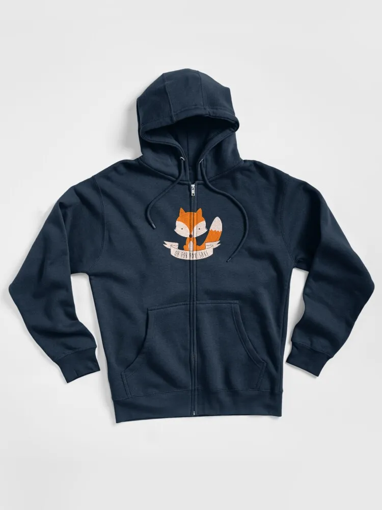 Oh For Fox Sake Zipped Hoodie