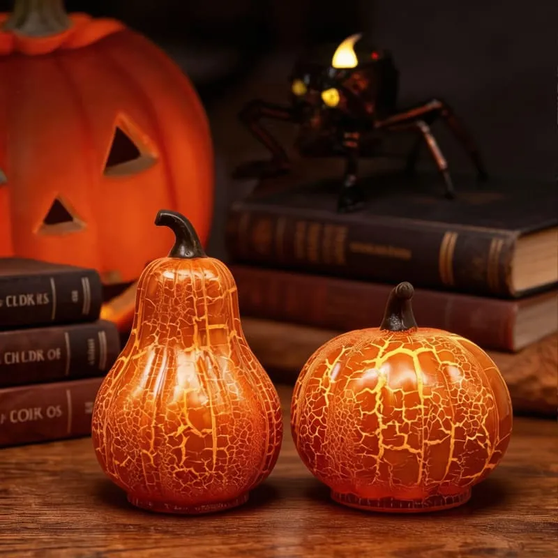 2026 Halloween Glowing Pumpkin Night Light Home Decor