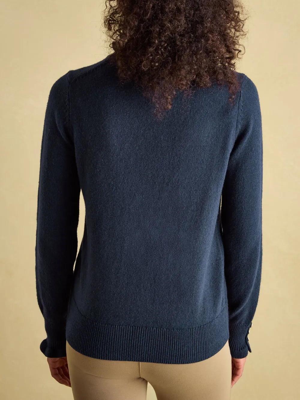 Oat Frill Neck Jumper