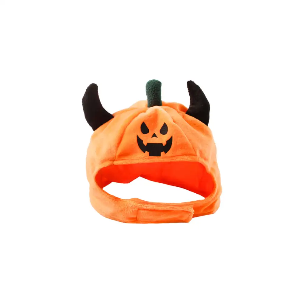 1Pcs Halloween Pet horn pumpkin hat