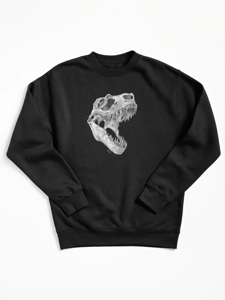 T-rex Skull Pullover Sweatshirt