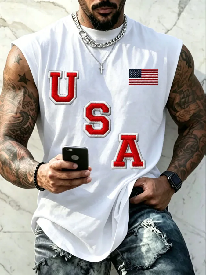 Men's The United States of America Tank Top