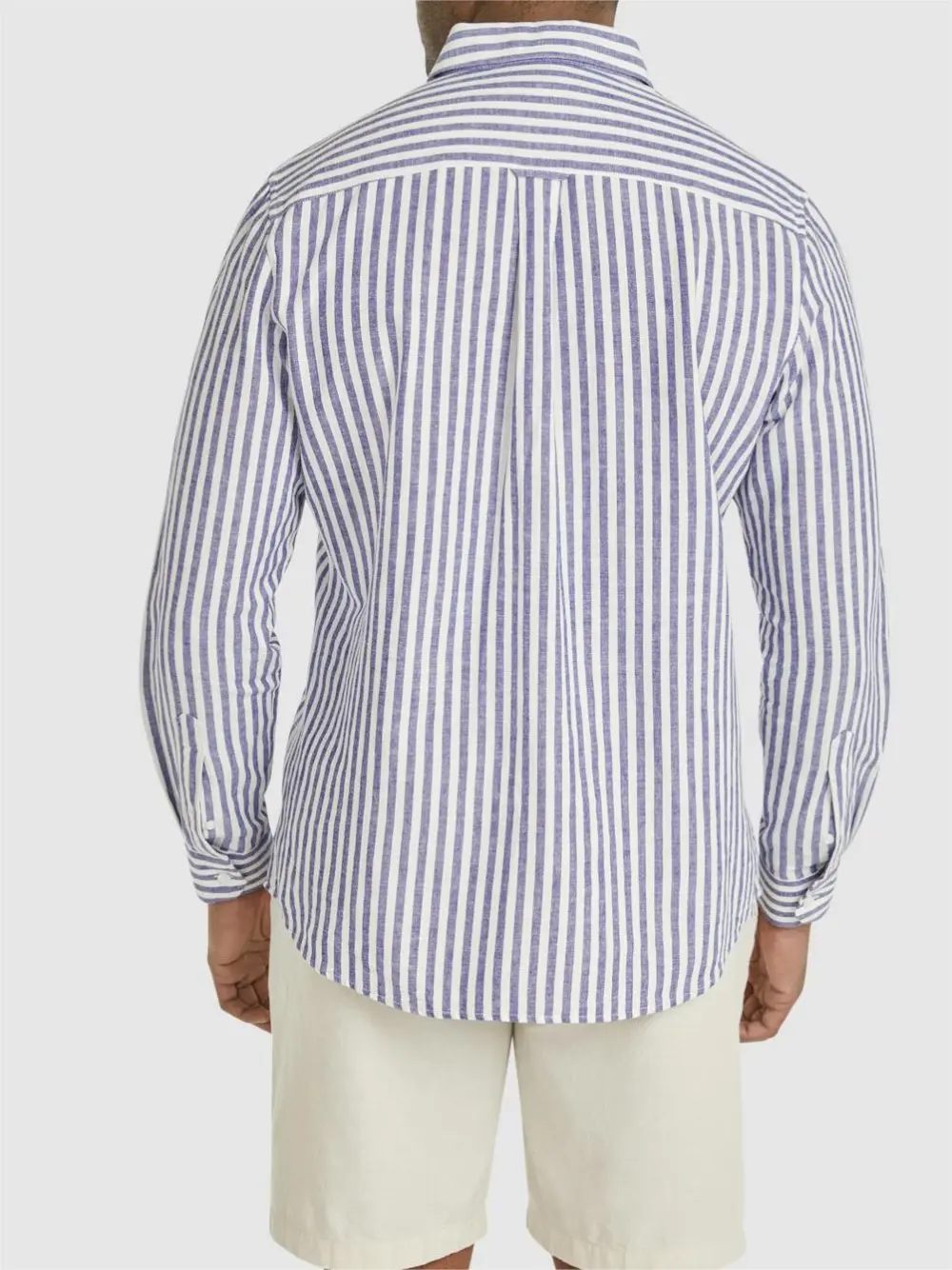 Men's Versatile Striped Long Sleeve Shirts