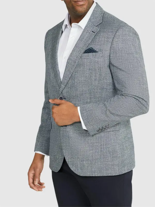 Trendy Checked Slim-Fit Blazers