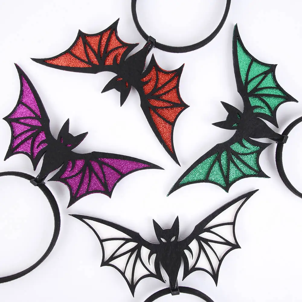 4 Pcs Halloween Bat Headband Party