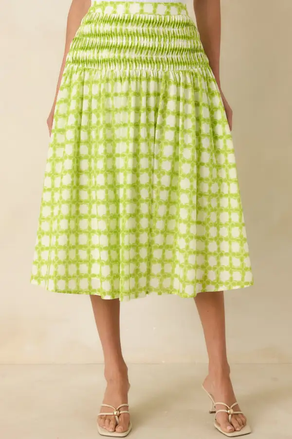 Effortless Cotton Midi Skirt