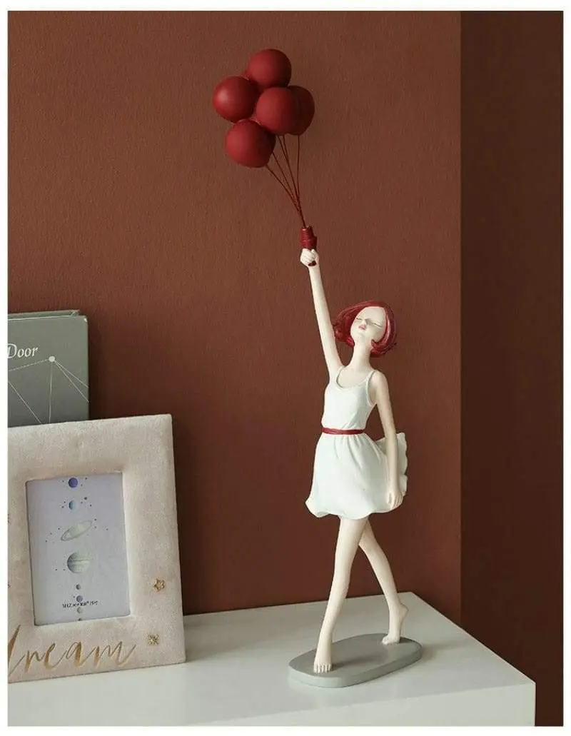 Girl With Balloon Sculpture