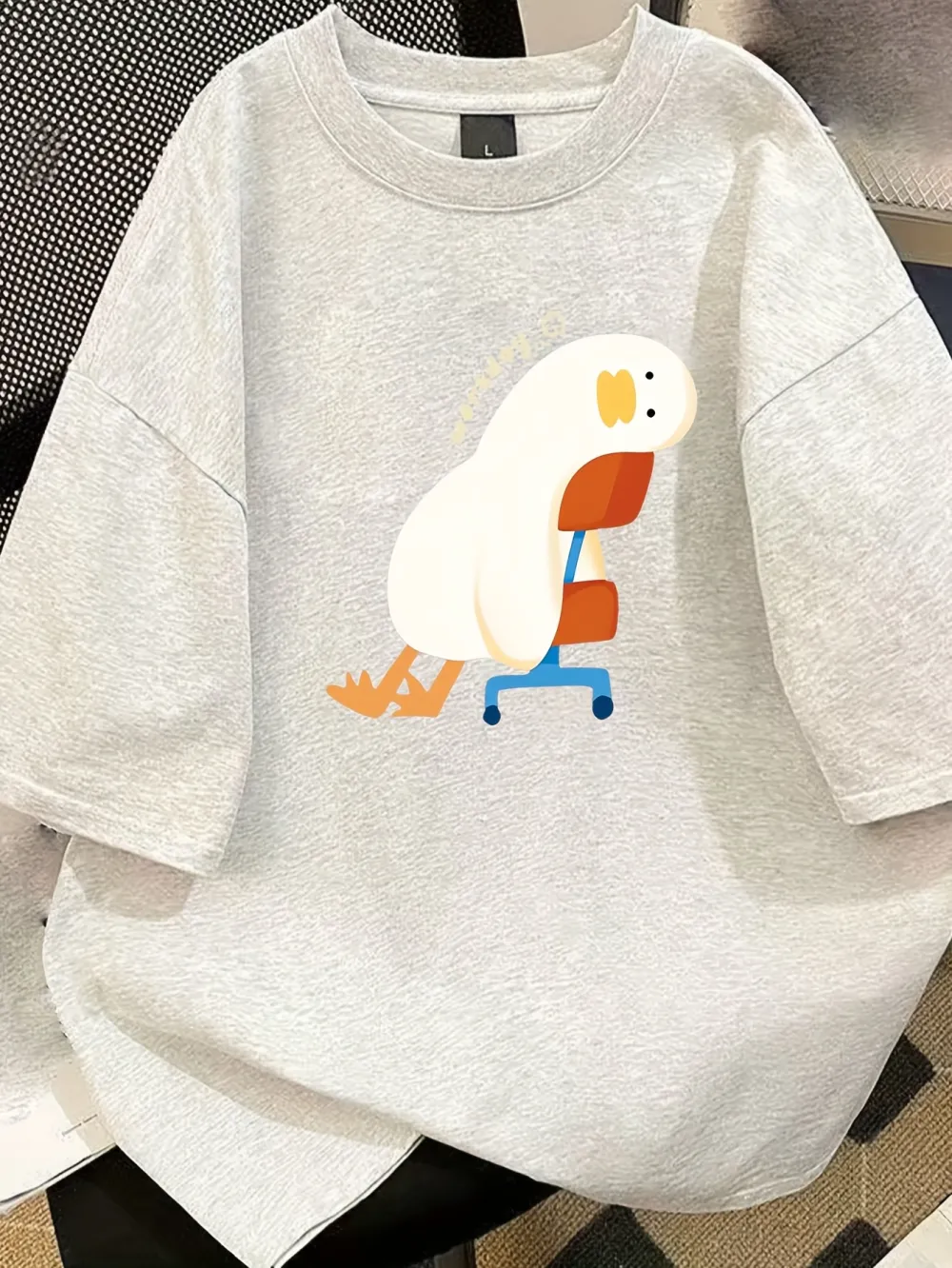 Cute Duck Casual Tee Tops