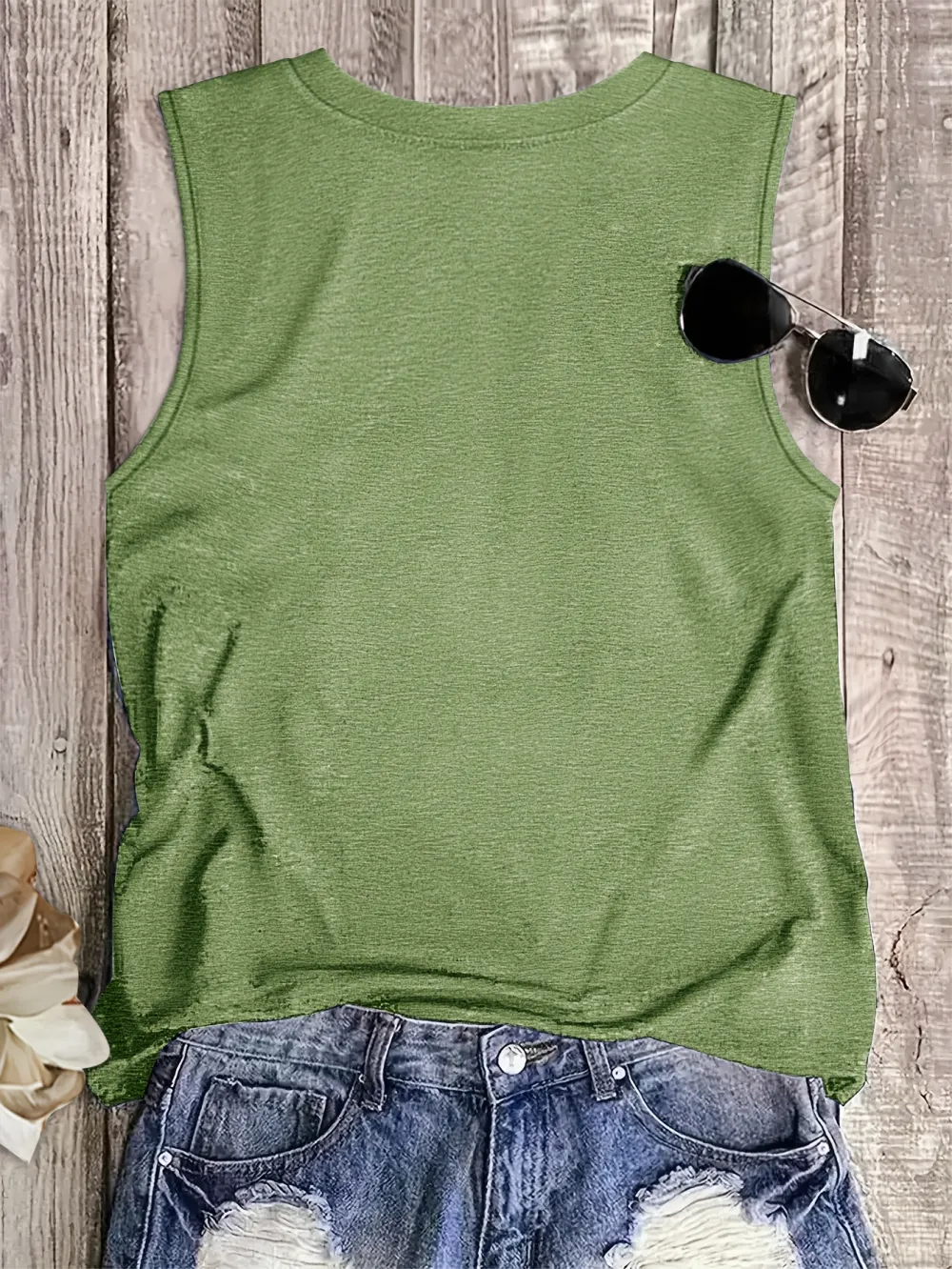 Flamenco Dancer Print Tank Top