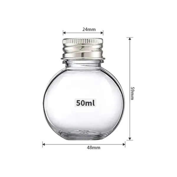 10Pcs Christmas Tree Ornament Fillable Booze Water