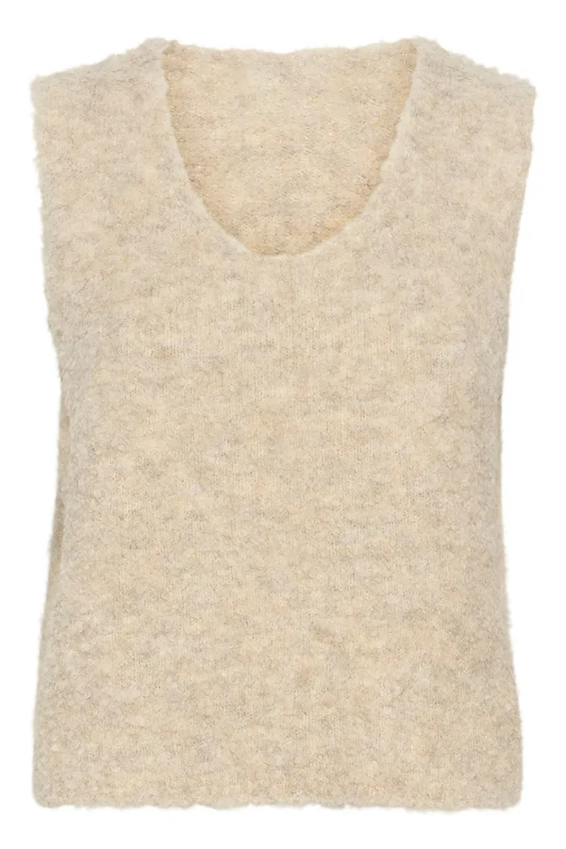V Neck Stretch Knit Vests