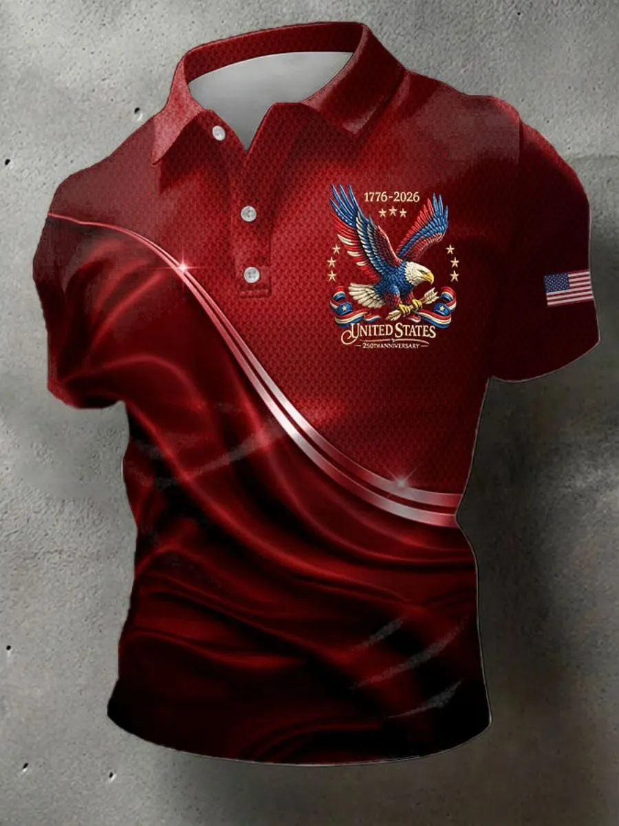 Men's 250th Anniversary Celebration Printed Polo Shirt