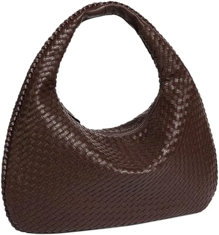 Leather Woven Handbag