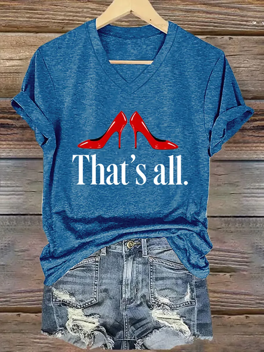 Women's Casual Print Short-Sleeve T-Shirt