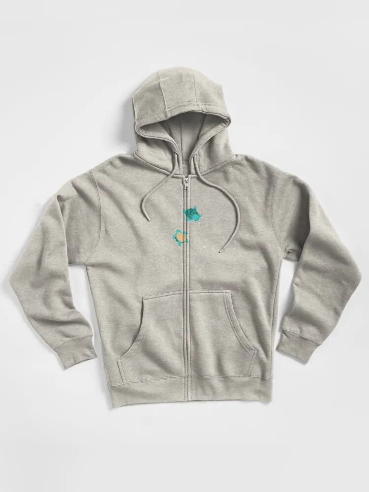 Space Turtles Zipped Hoodie