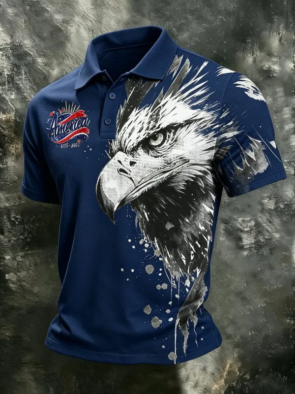 Men's 250th Anniversary Print Business Polo
