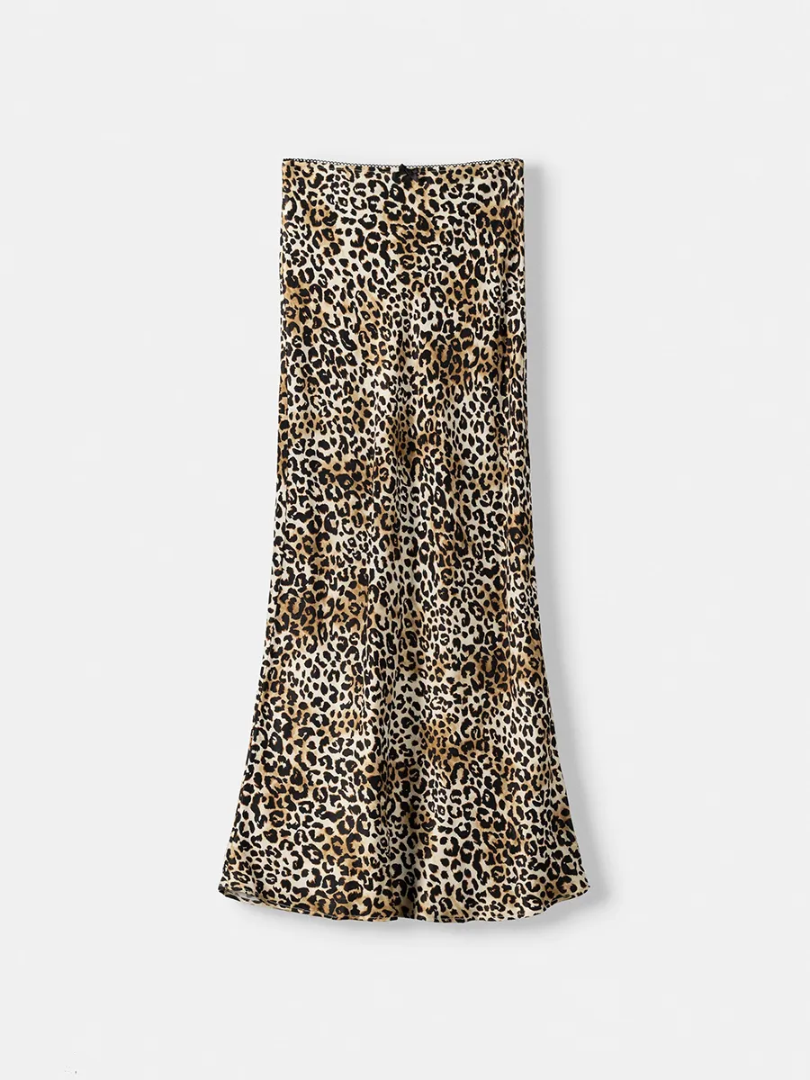 Falda Midi Estampada
