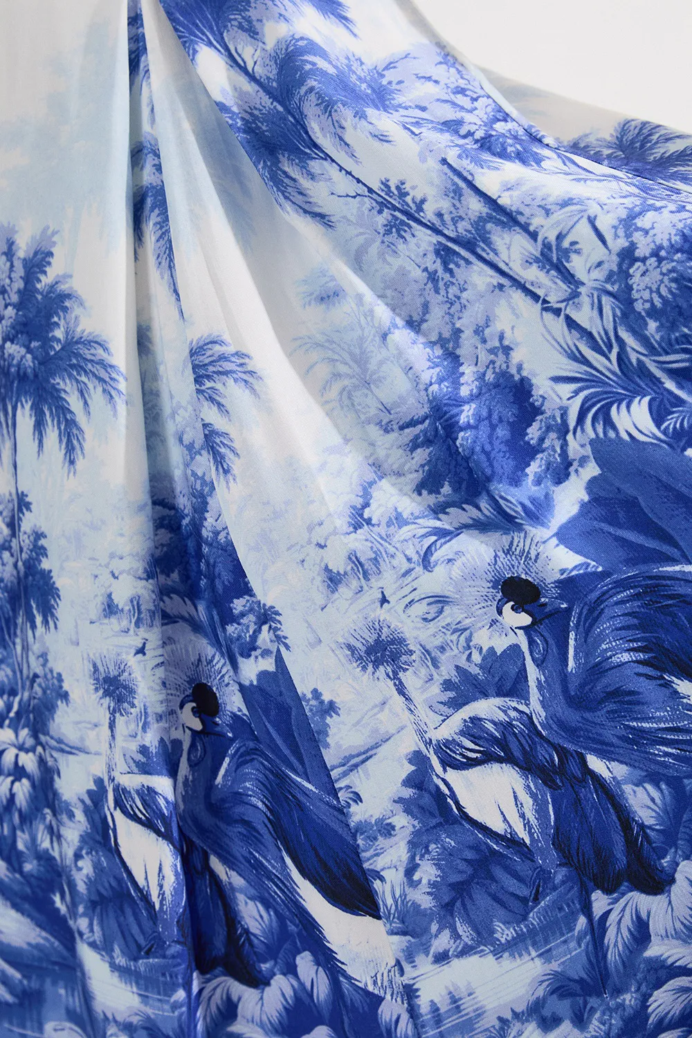 A-Line Skirt With Landscape Print