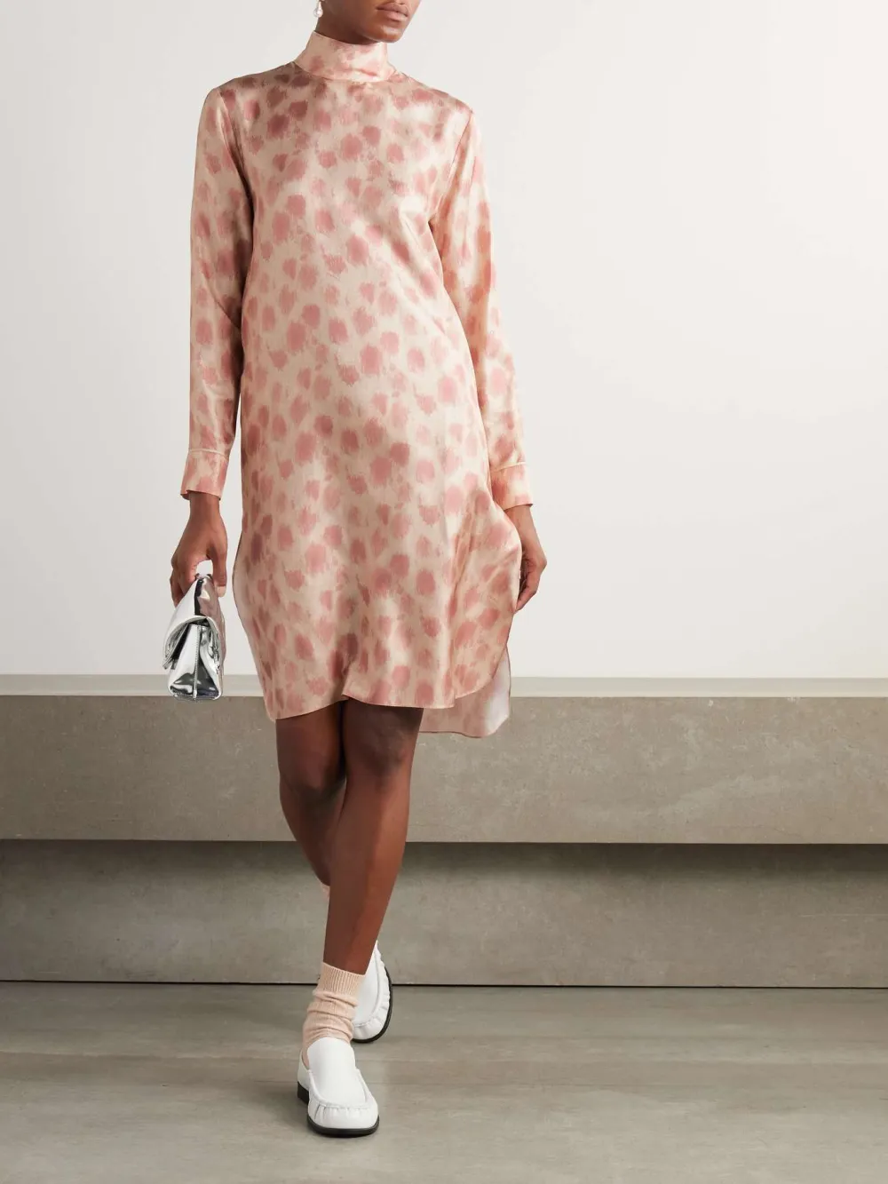 Side Slit Printed Dress