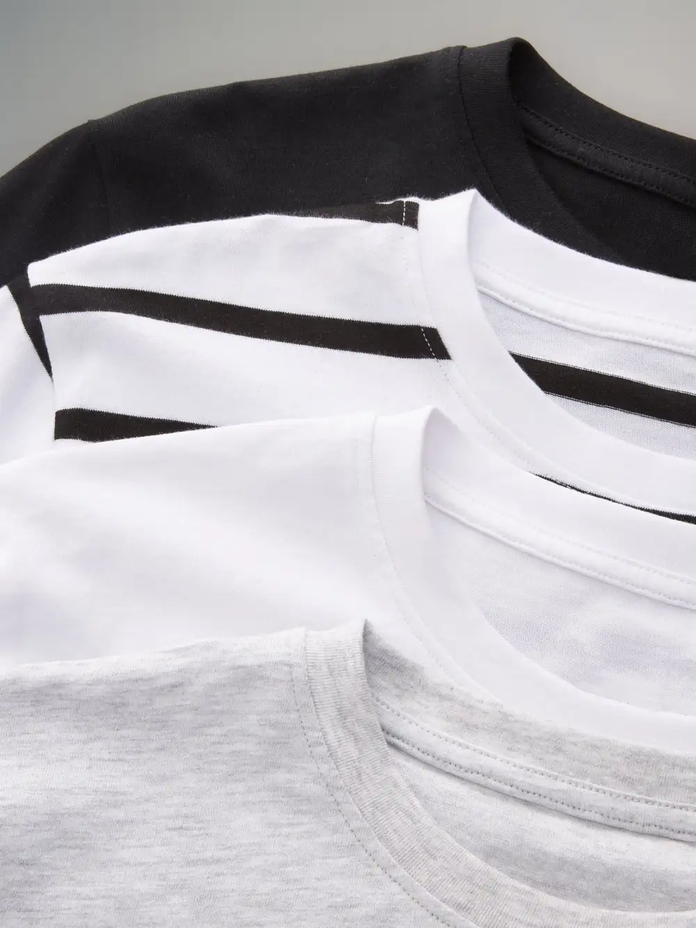 4-Piece Set Of Pure Cotton Loose Short-Sleeve T-Shirts