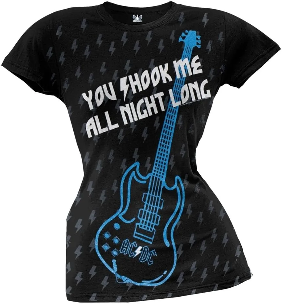 Men's Guitar Printed T-Shirt