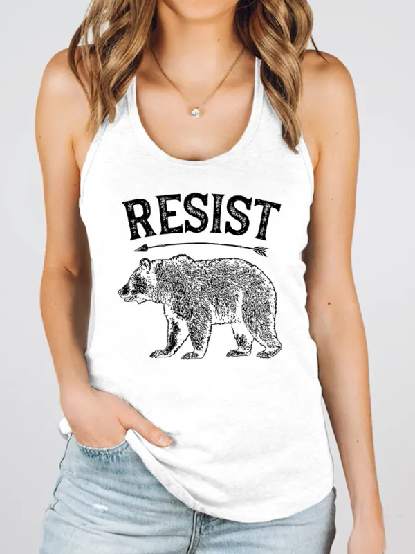 Women's Protect Our National Parks Round-Necked Sleeveless Vest