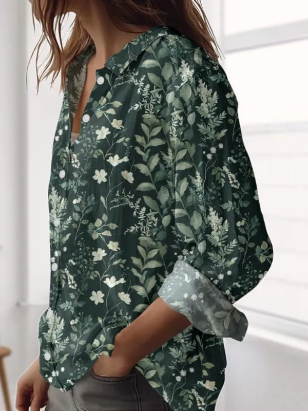 Botanical Button Up Shirt