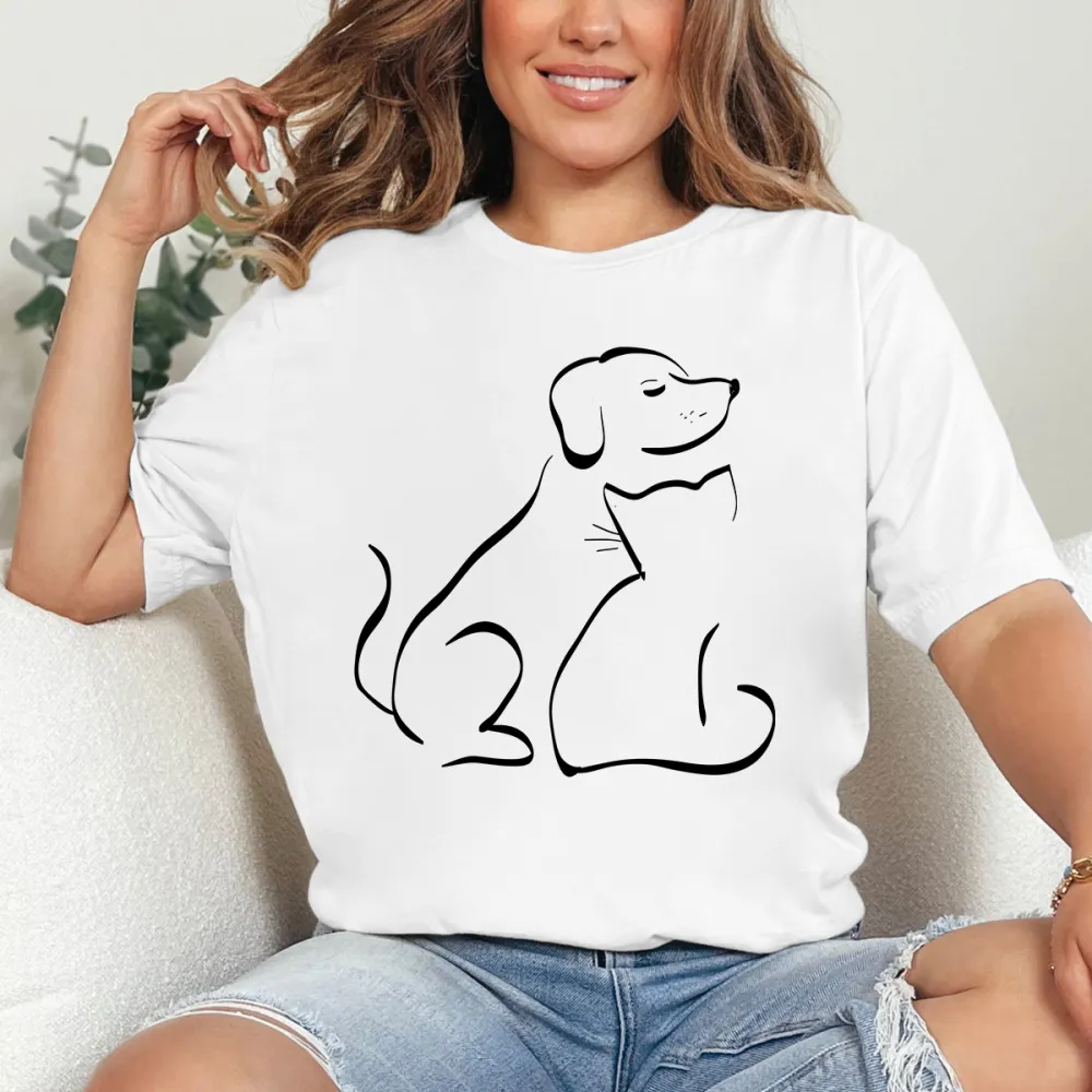 Dog And Cat Bestfriends T-Shirt