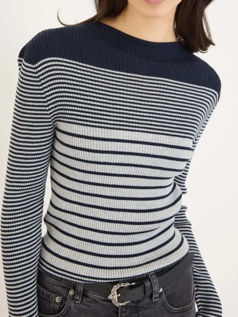 Casual Style Striped Sweater