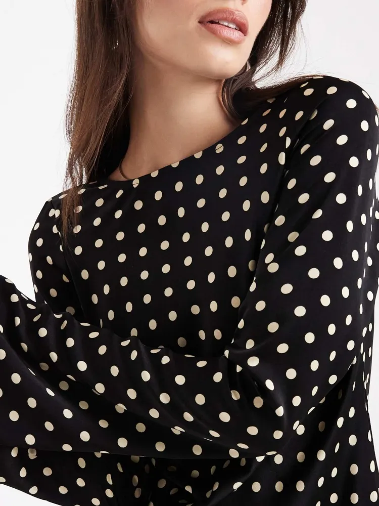 Polka Dot Regular Fit Dress