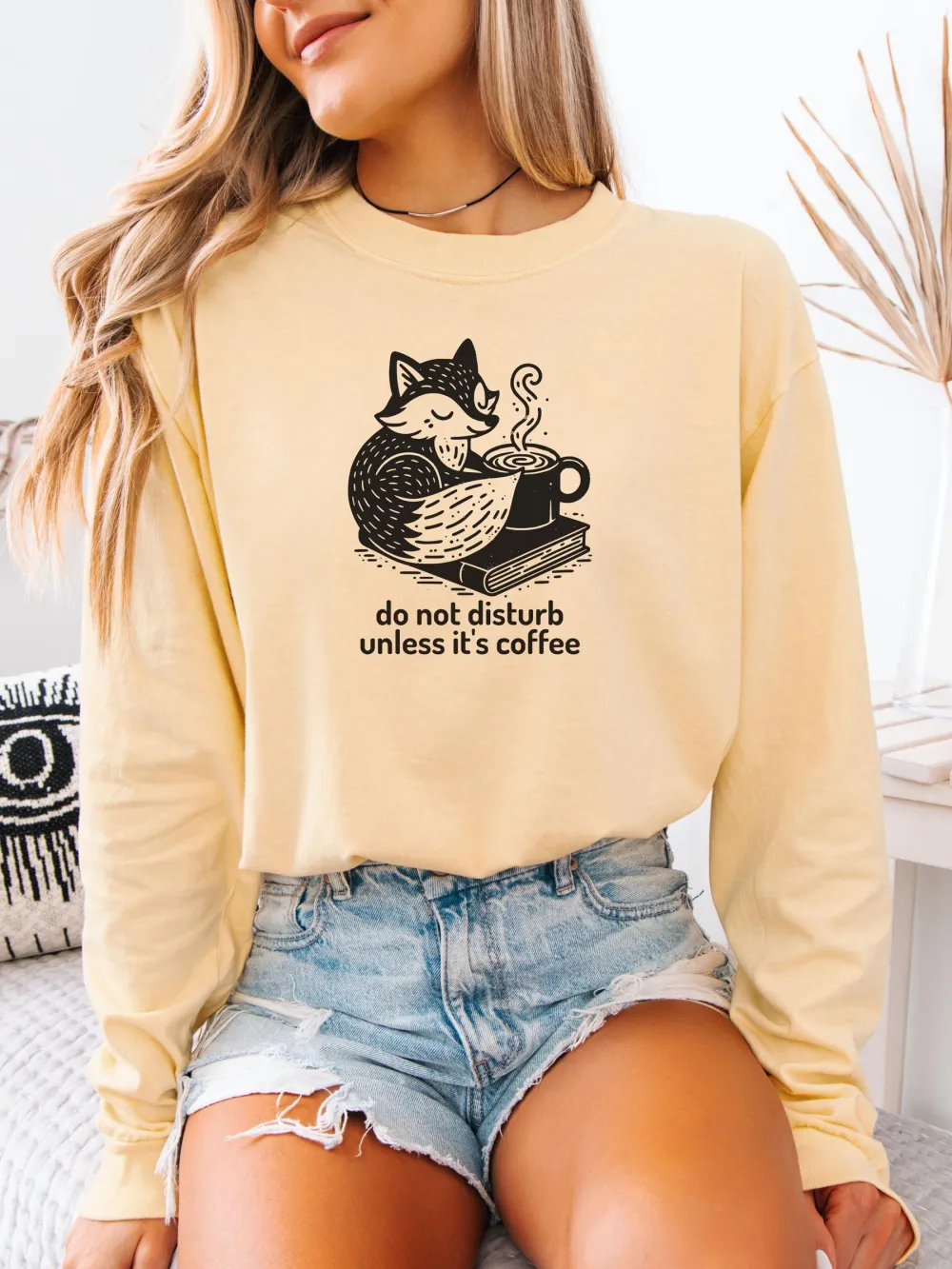Cute Fox Print T-Shirt