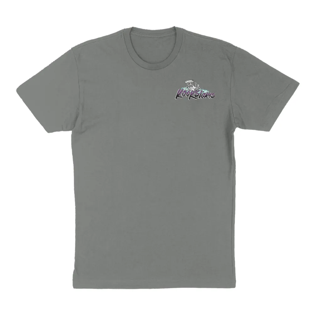 Wave Graphic Round-Neck T-Shirt