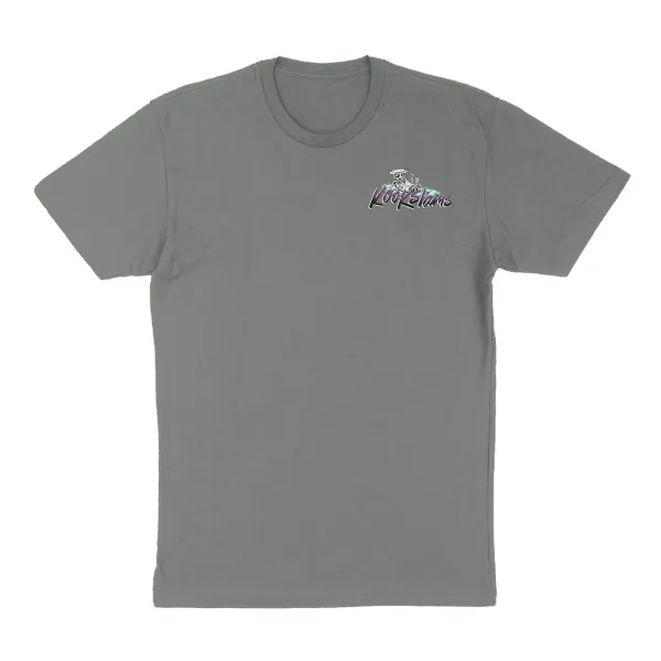 Wave Graphic Round-Neck T-Shirt