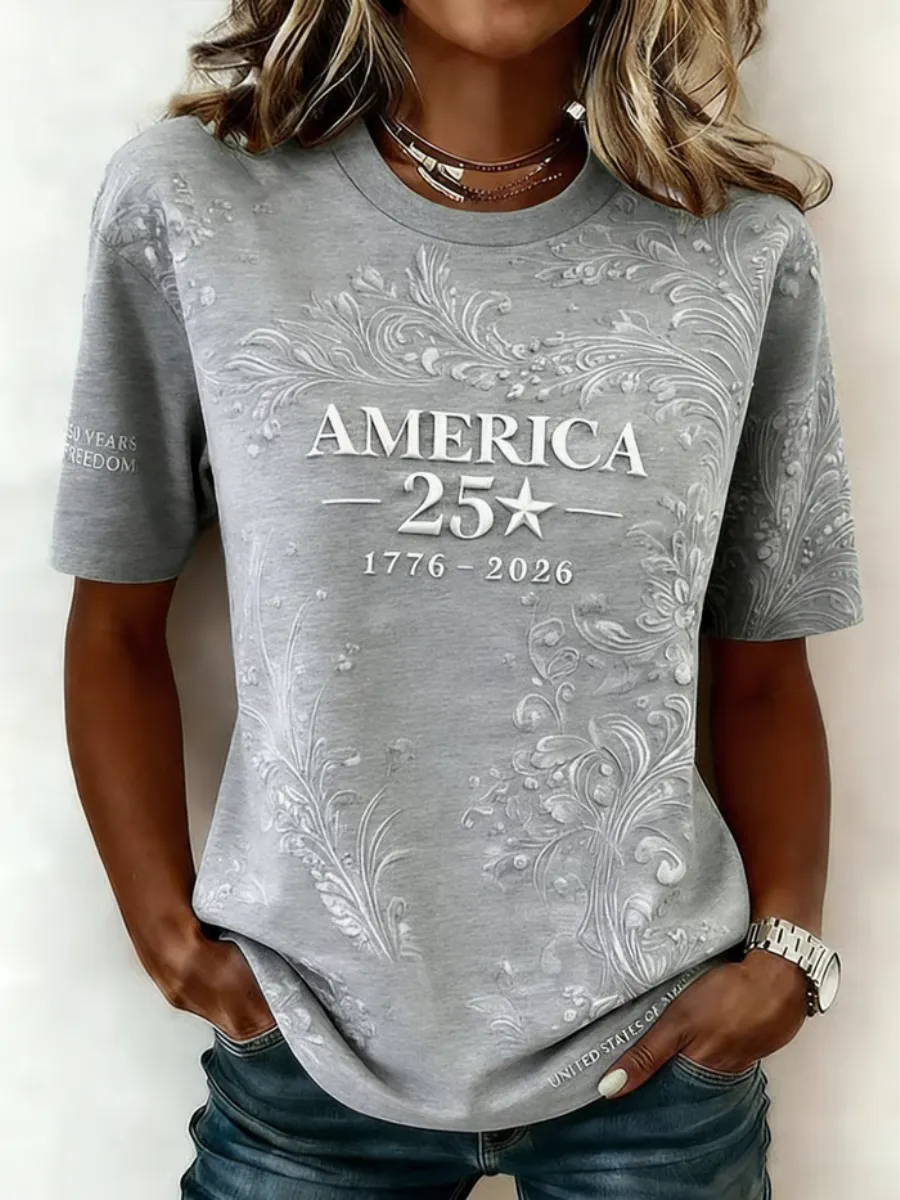 Women's 250th Anniversary Printed T-shirt