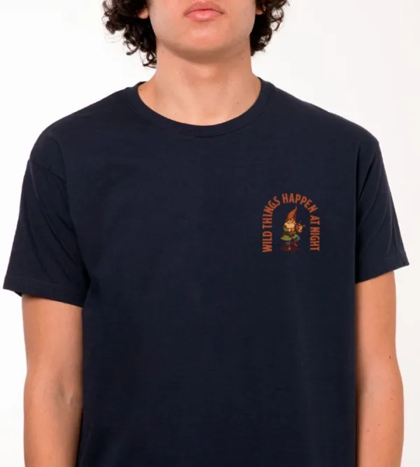 Wild Things Pattern Navy Blue T-Shirt
