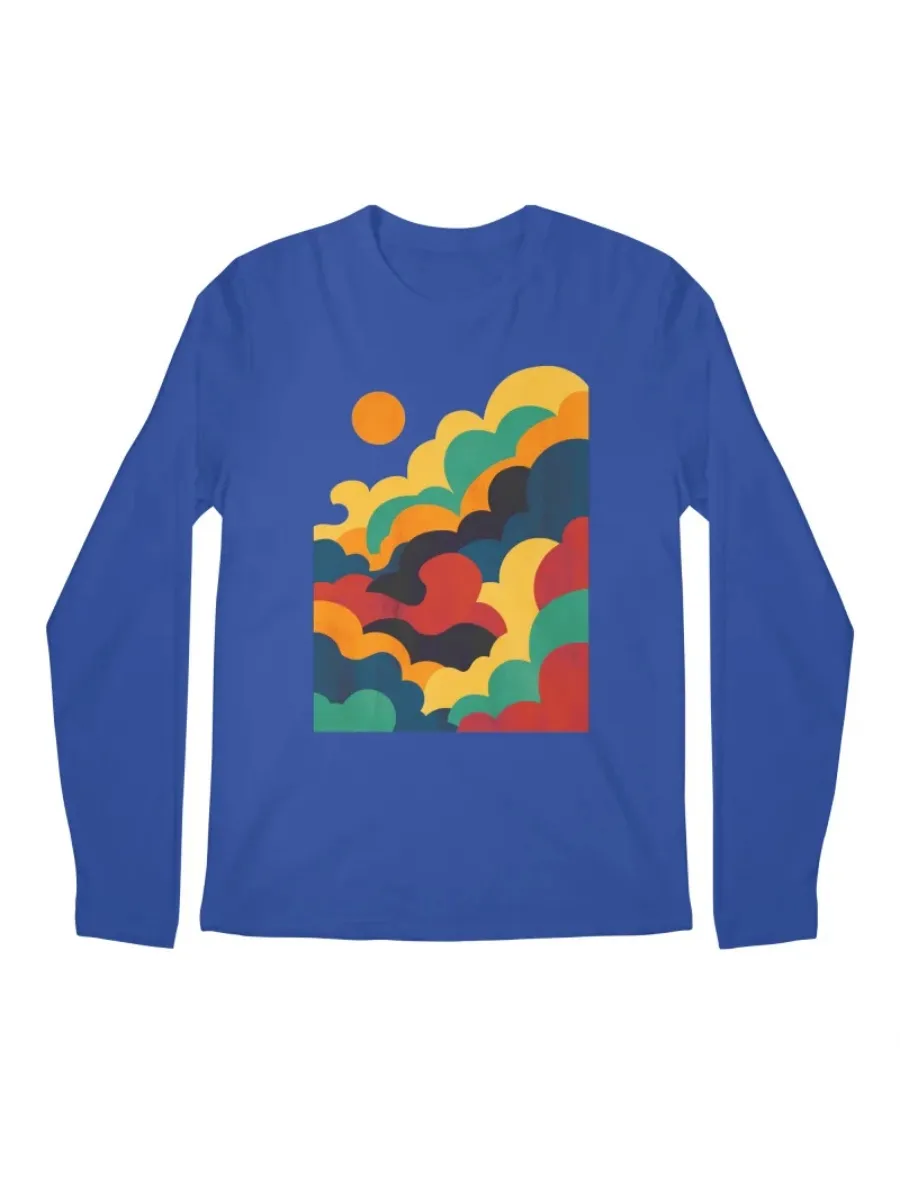 Colorful Cloud Printed T-Shirt