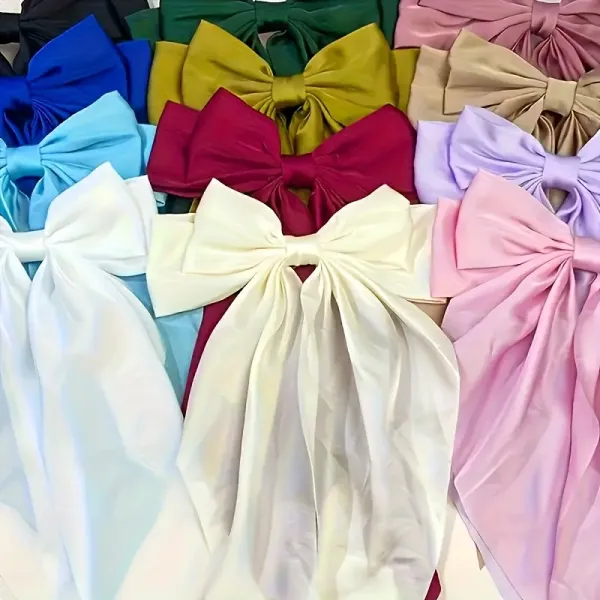 Casual Style Large Bow Hairpins