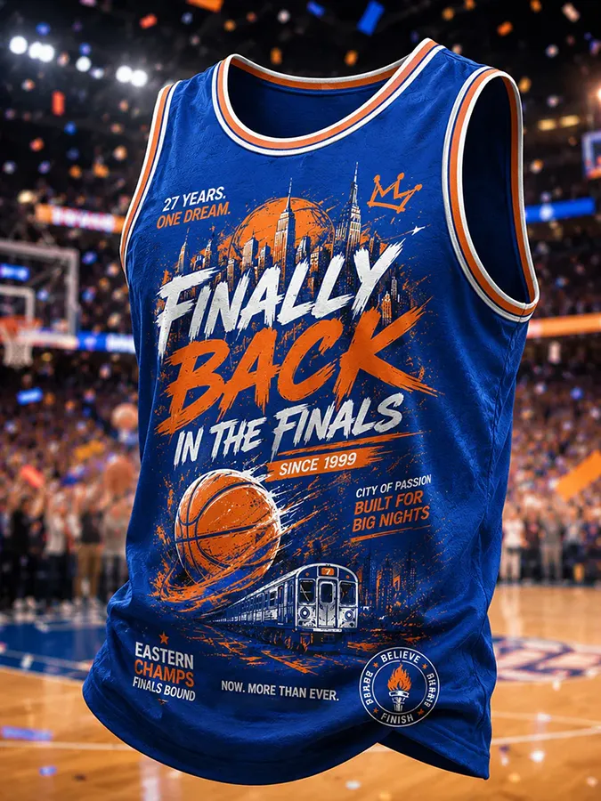 Men's basketball printed vest