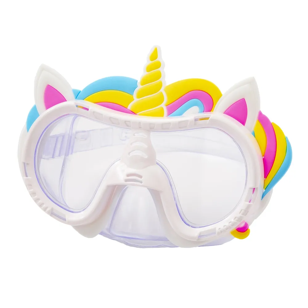 Double-Lens Wide-View Unicorn-Shaped Children'S Swimming Goggles