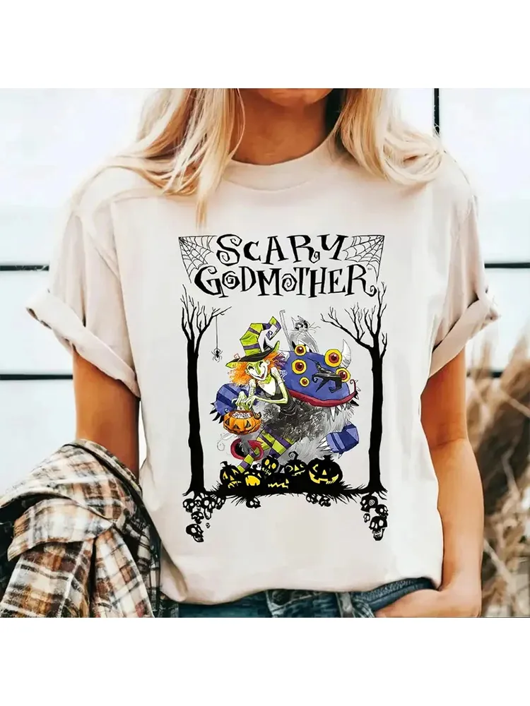 💥LAST DAY SALE 50% OFF💥sacry godmother halloween retro witch harry the werewolf t -shirt